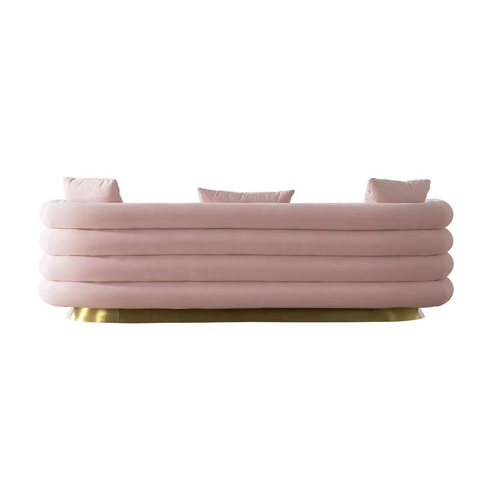 RoAlice Sofa Set (3 Seater + 2 Seater) - Pink 4