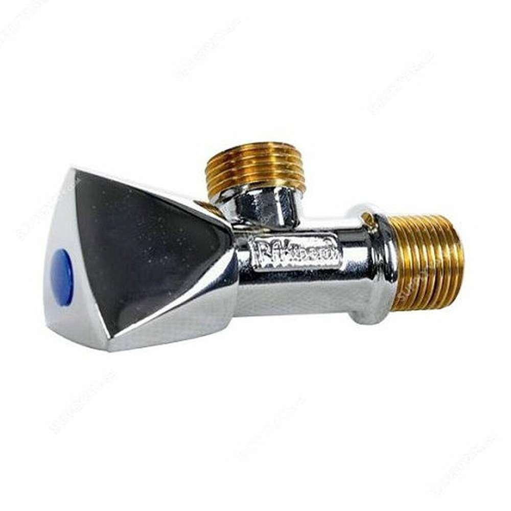 Raktherm 1/2" Angle Valve V6 Triangle Silver 0