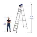 Liberti 14 FT 13 Steps 135 KG Aluminium Ladder 1414 1