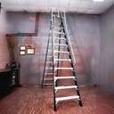 Liberti Hulk Ladder With Platform And Hand Rail 170 KG Fiberglass 10 FT 9 Steps 3