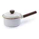Barebones Enamel Saucepan Eggshell 0