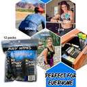 Klean Freak Body Wipes Dozen Pack Coconut 6
