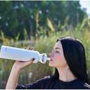 Moya Black Sea 700ml Insulated Sustainable Water Bottle White 6