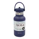 Moya Seashell 350ml Insulated Sustainable Water Bottle Navy 0