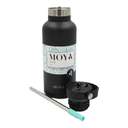 Moya Starfish 500ml Insulated Sustainable Water Bottle Black 4
