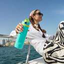 Moya True Tide 24oz Insulated Sustainable Water Bottle White 6