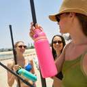 Moya True Tide 32oz Insulated Sustainable Water Bottle Hot Pink 5