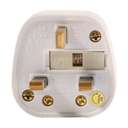 Terminator Top Plug With Fitted 13A Fuse 3-Pin Flat With Light + Switch TTP 339 1