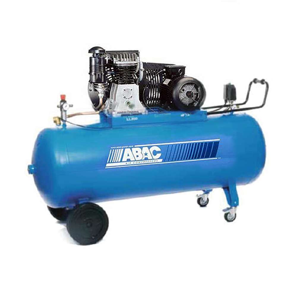 ضاغط الهواء قياس (11Bar) من (ABAC) استطاعة (7.5HP) حصان باللون الأزرق موديل  (B6000/500C7.5) 0