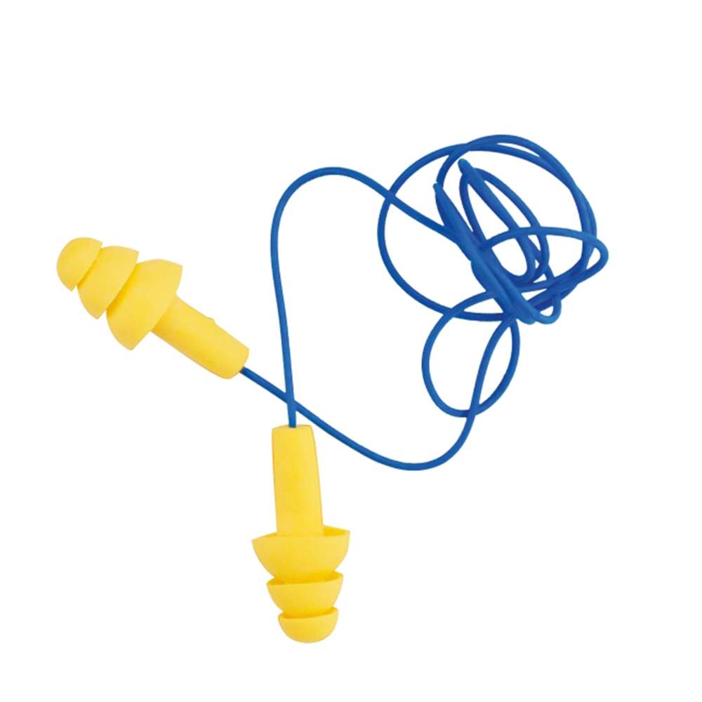 3M 340-4004 Ultrafit Corded Ear Plug, Yellow 100Pairs/Box 4