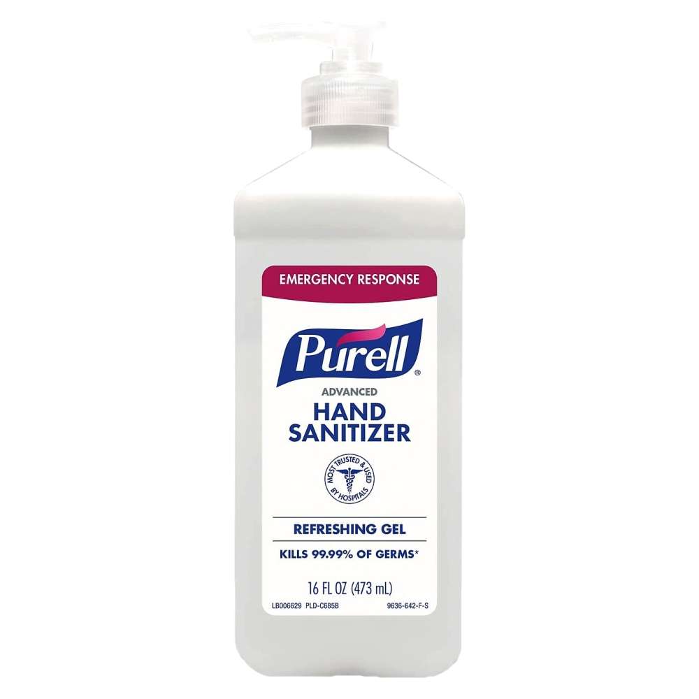 Purell Advanced Plastic Hand Sanitizer (Transparent 473 ml 0.45 Kg) 0