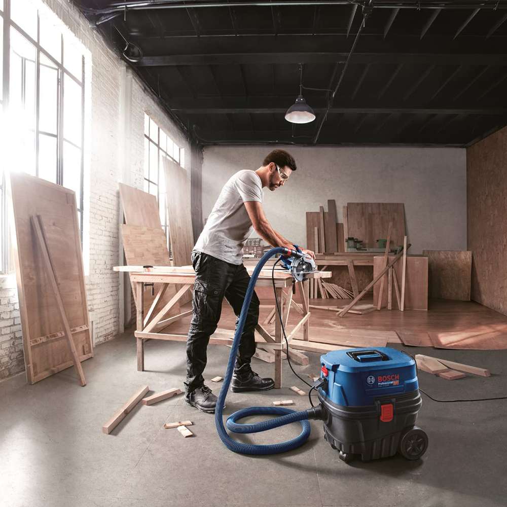 Bosch Professional GAS-12-25PL Wet and Dry Extractor - Blue/Black 4