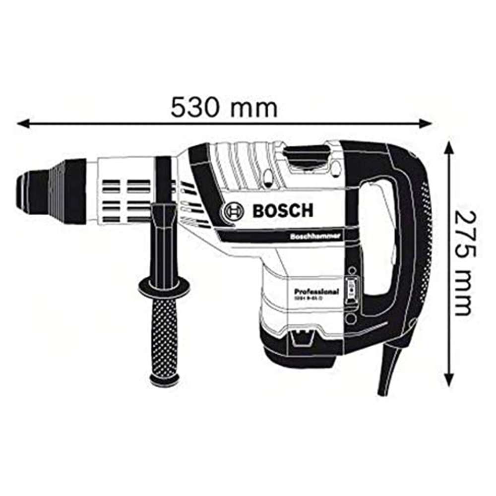 Bosch GBH 8-45 D Professional Rotary Hammer With SDS Max 3