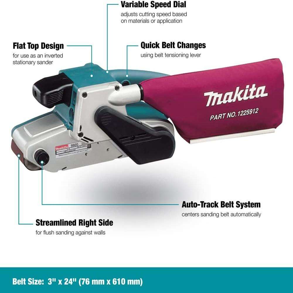 Makita 9920 76mm 1010W Powerful Electric Belt Sander 1