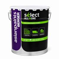 Asian Paints Berger Select All In One Enamel, 16L, 294 Flake Grey, Multi-Surface Gloss Enamel