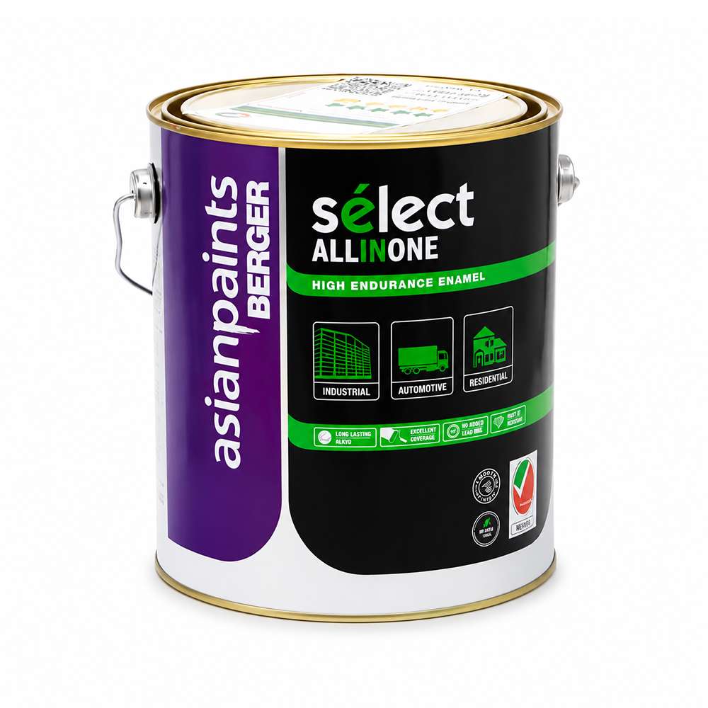 Asian Paints Berger 3.6L All In One Enamel - 800 White