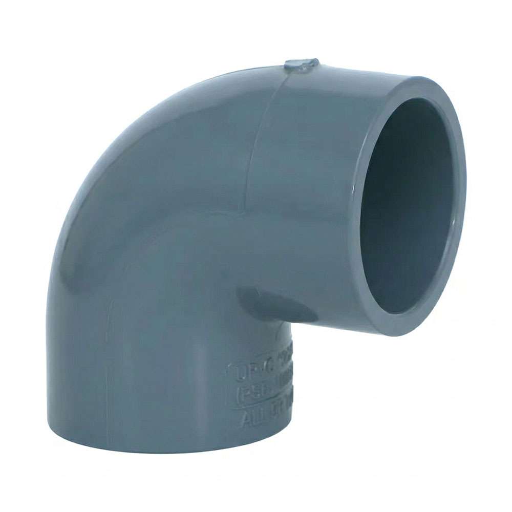 Atlas PVC Elbow 90° 1", Solvent-Weld, Smooth-Radius, Corrosion-Free