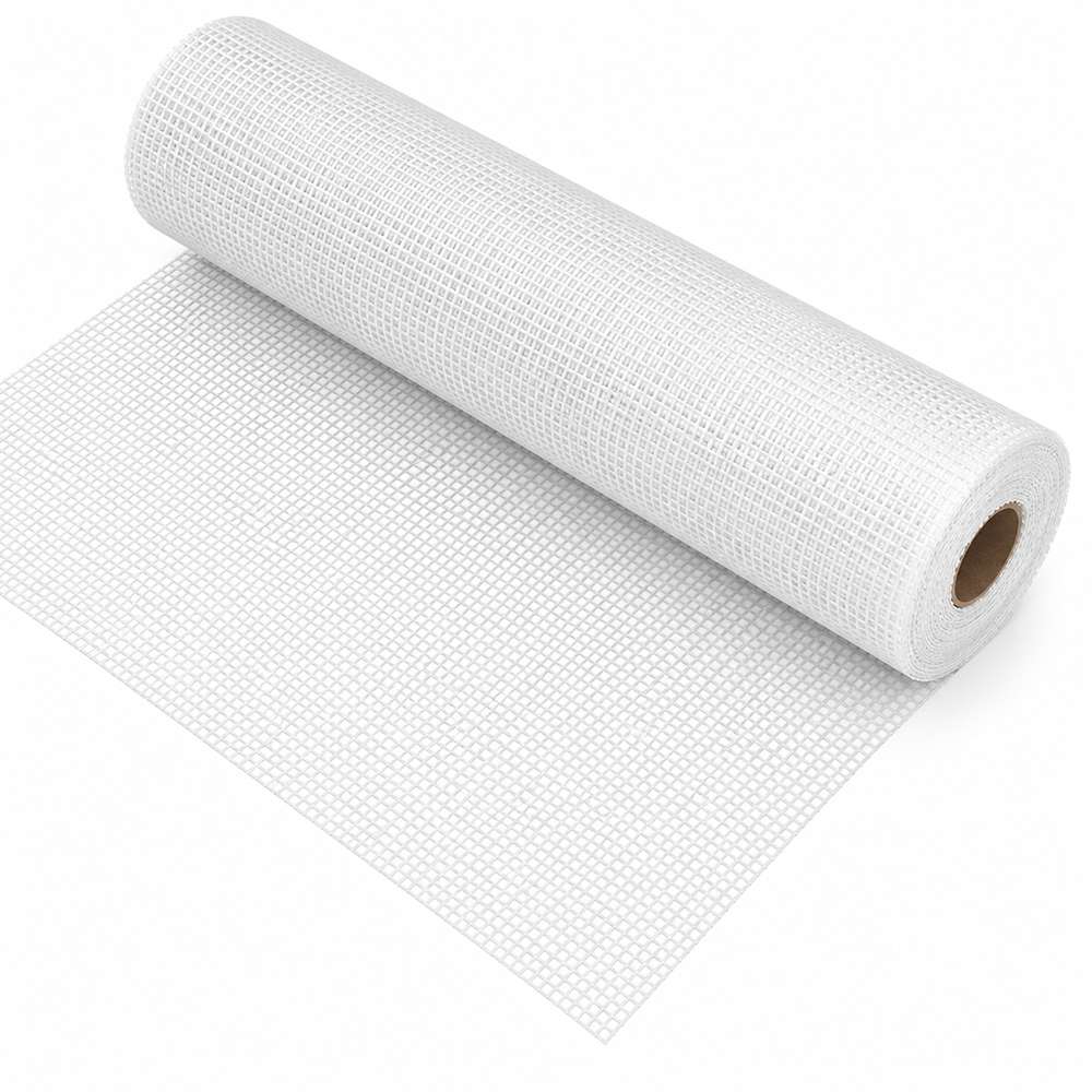 1 X 40YRD Fiber Glass Mesh, White