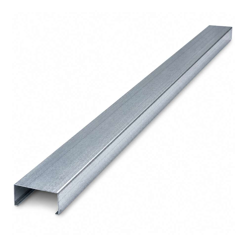 52 x 24 x 0.45mm x 3m GI Track Channel