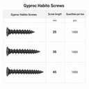 Saint-Gobain Gyproc Habito Screws 5