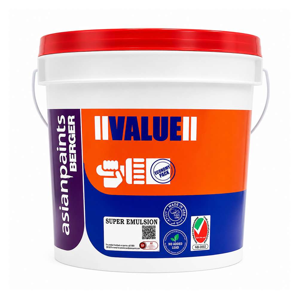 Asian Paints Berger 18L Value Super Emulsion 029 - Off White