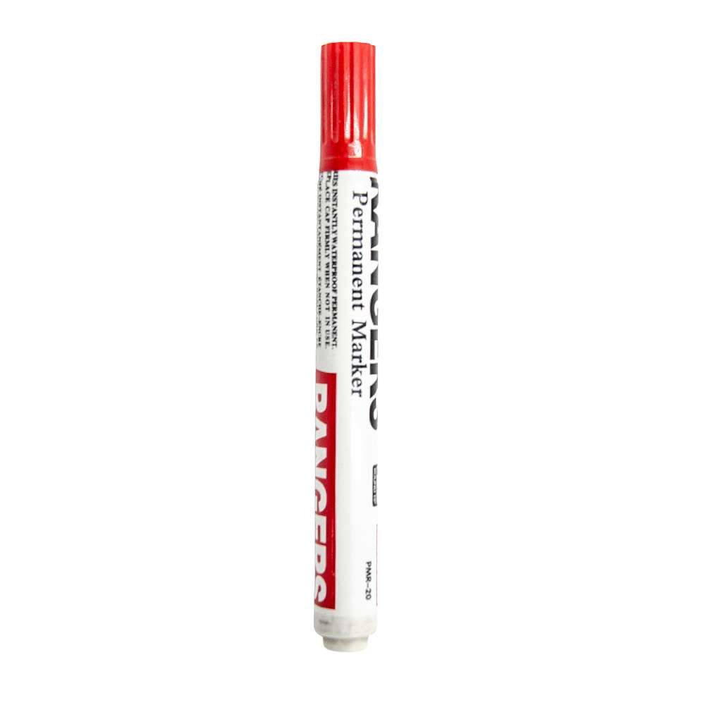 Red Permanent Marker Pen - Pack of 12 0