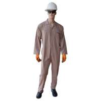 Ameriza Best 100% Premium Cotton Coverall, 210GSM, Khaki, 5XL