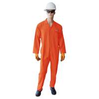 Ameriza Best 100% Premium Cotton Coverall, 210GSM, Orange, 5XL