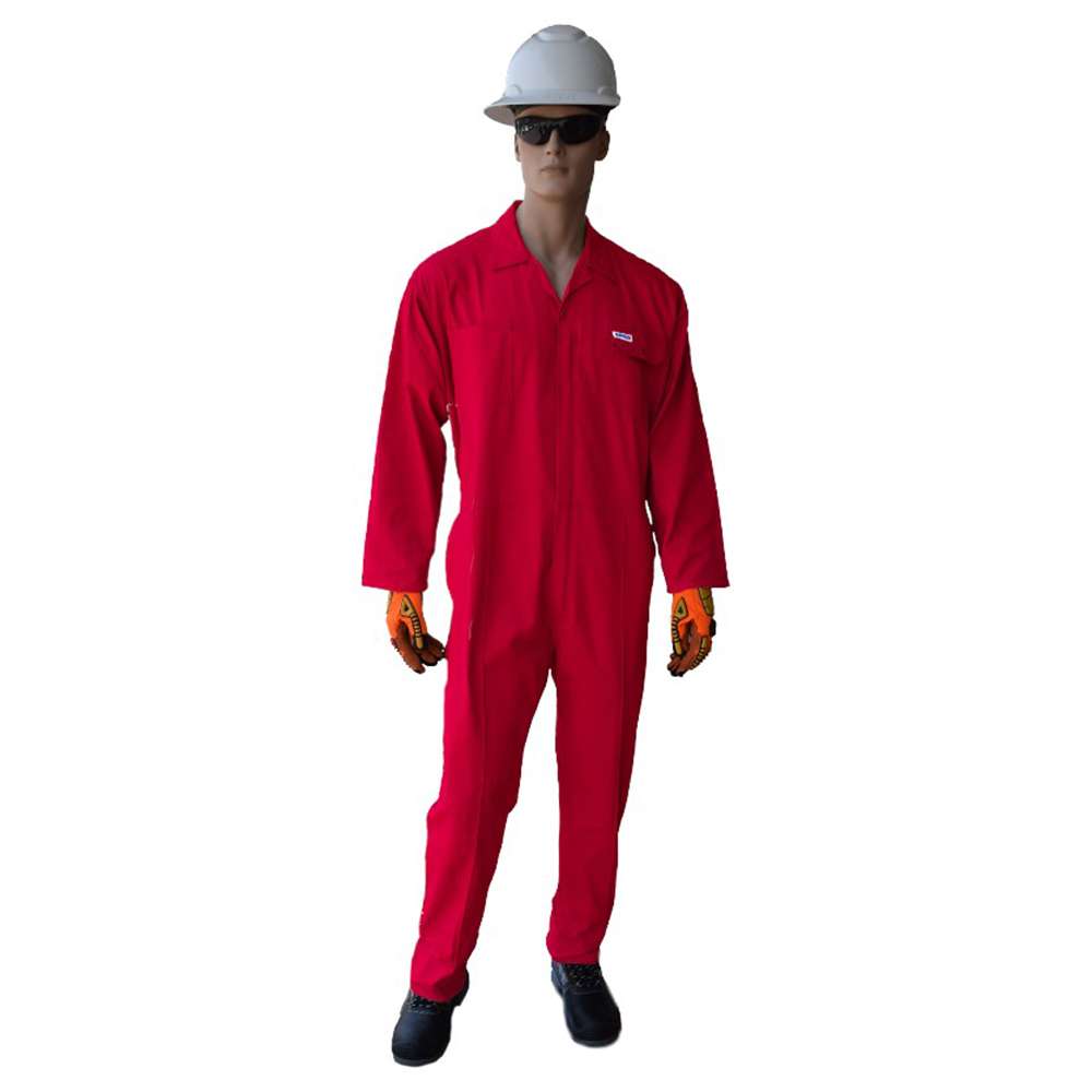 Ameriza Best 100% Premium Cotton Coverall, 210GSM, Red, 2XL
