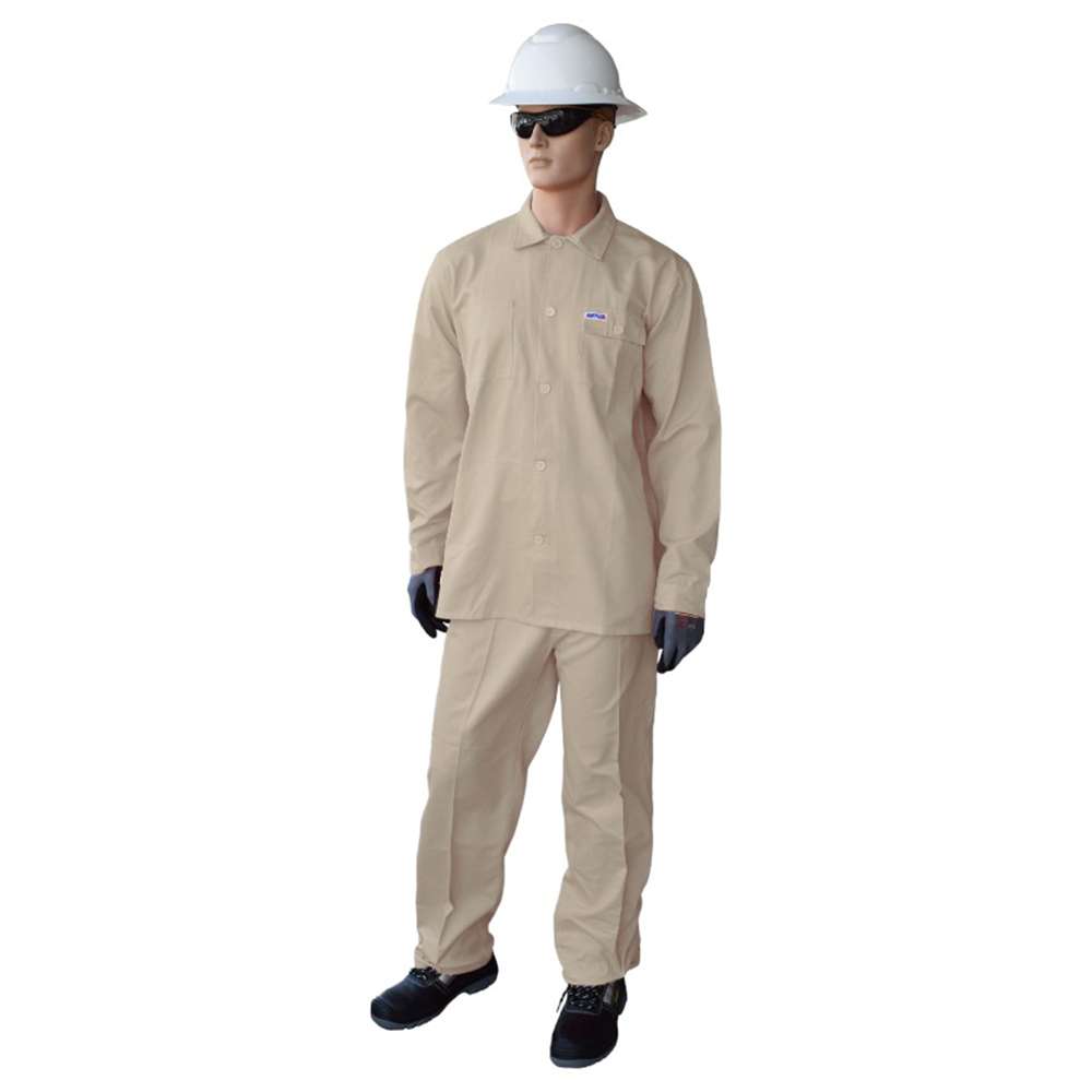 Ameriza Best 100% Premium Cotton Pant & Shirt, 210GSM, Khaki, Medium 0