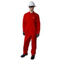 Ameriza Best 100% Premium Cotton Pant & Shirt, 210GSM, Red, Large