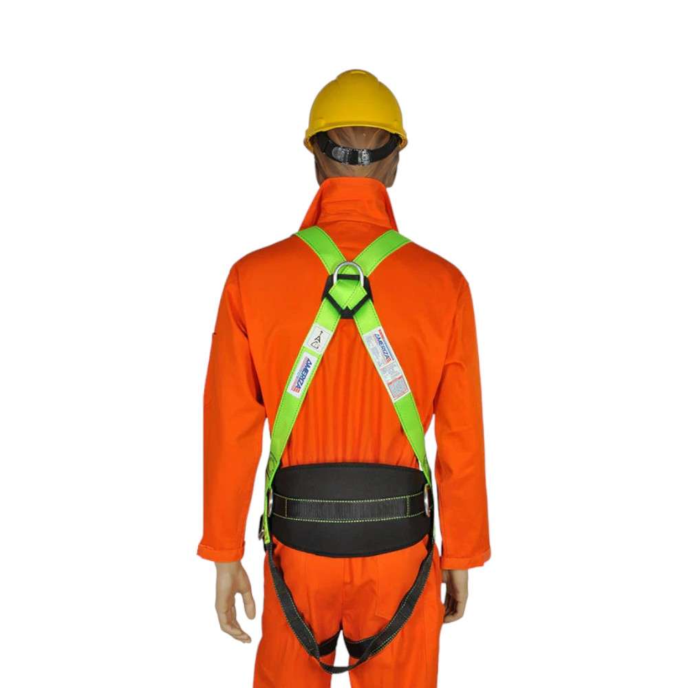 Ameriza Vertex Plus, Full Body Harness With Waist Comfort Belt, Green/Black 1