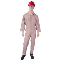 Ameriza Chief 100% twill cotton Coverall, 195 GSM, Khaki, Small
