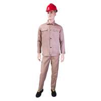 Ameriza Chief 100% twill cotton Pant/Shirt, 195 GSM, Khaki, Small