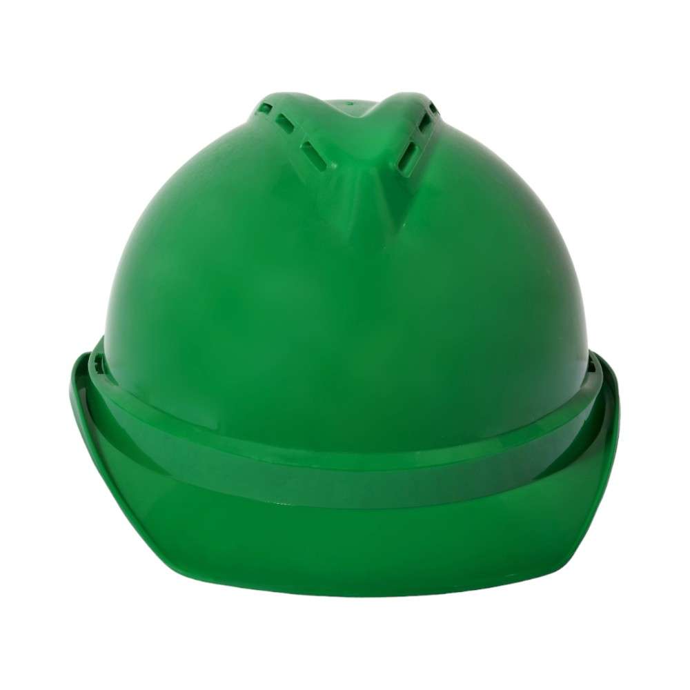 Ameriza Guard Ventilated Safety Helmet with Ratchet Suspension, Green 1