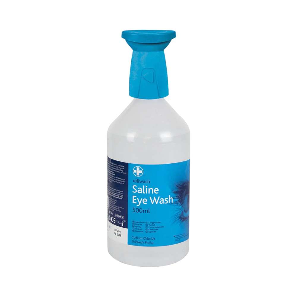 Reliance Reliwash 2990, Eye Wash With EyeBath Cap, 500mL 0