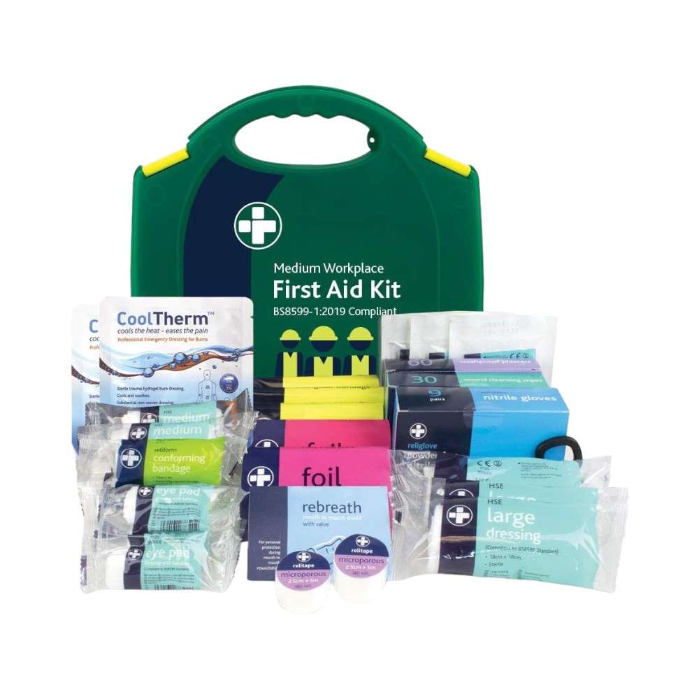 Reliance BS8599-1 Medium Standard Workplace First Aid Kit Set 0