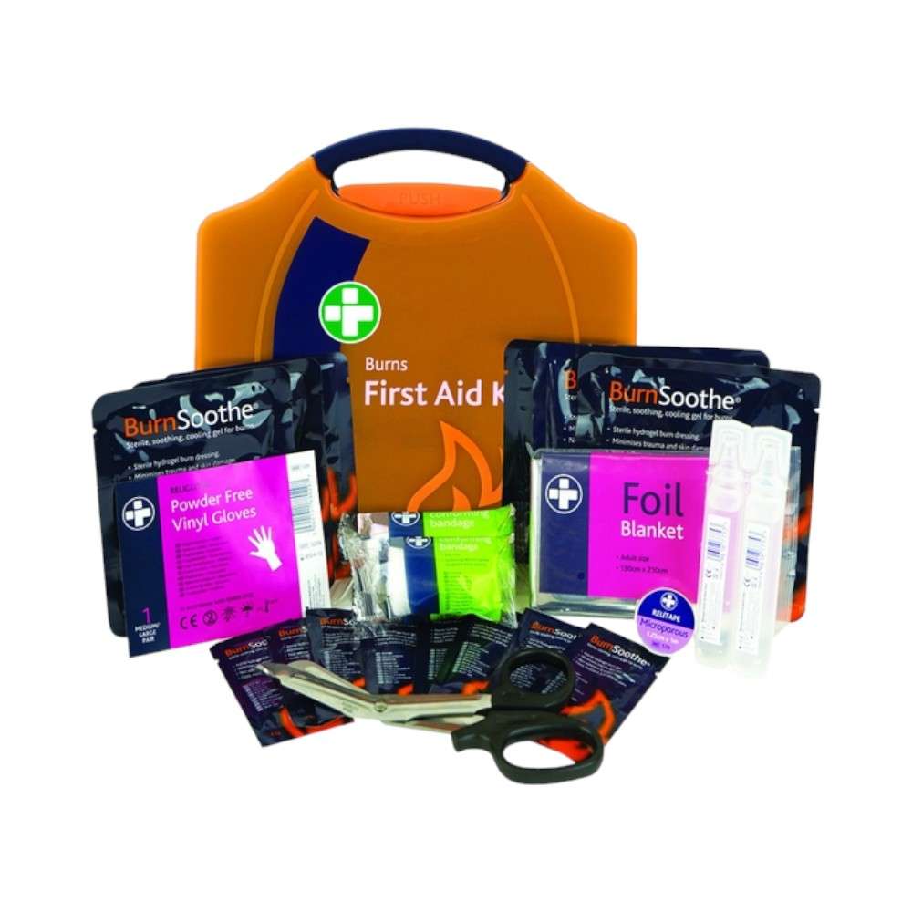 Reliance First Aid Burn Kit Set, Compact Aura Box 0