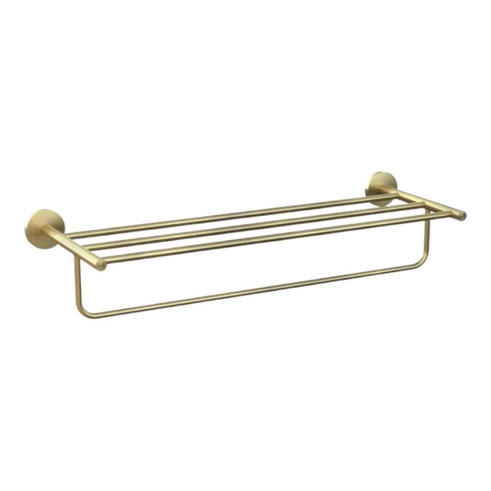 Jaquar 600 mm Stainless Steel Towel Shelf with Lower Hangers 1