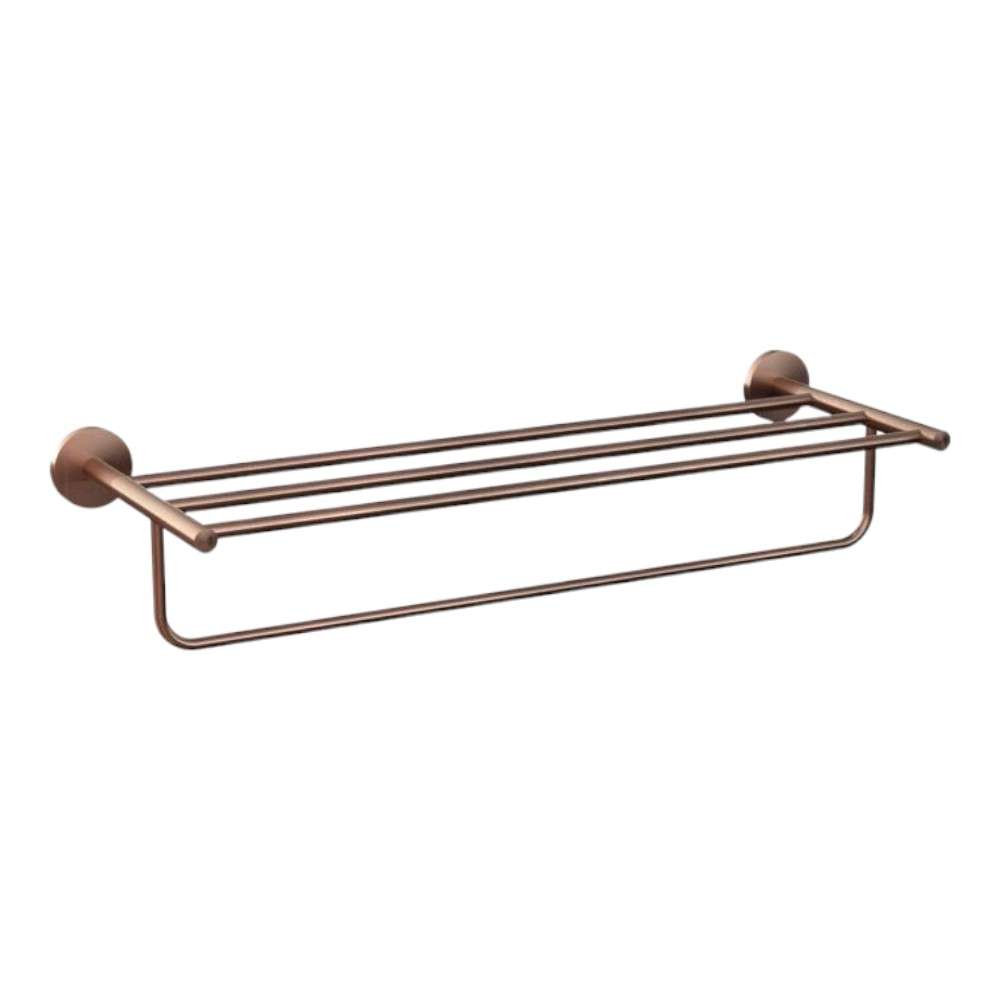 Jaquar 600 mm Stainless Steel Towel Shelf with Lower Hangers 2