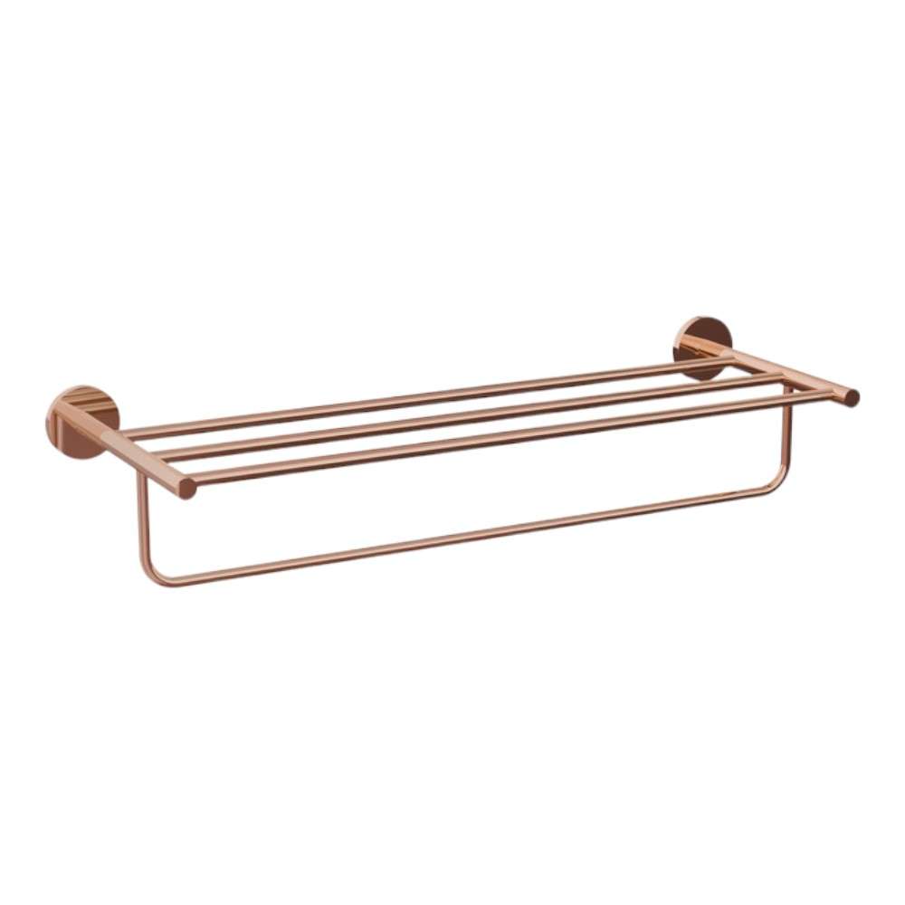 Jaquar 600 mm Stainless Steel Towel Shelf with Lower Hangers 12