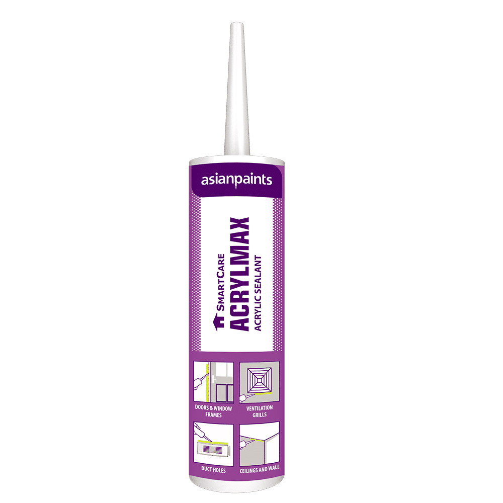 Asian Paints Berger SmartCare Akrylmax Acrylic Sealant 450g Grey/Cartridge 0