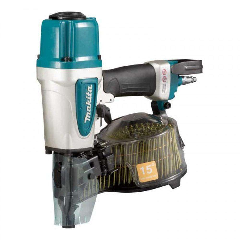 Makita AN613 Pneumatic Coil Nailer 2-1/2" 15° Angle 0