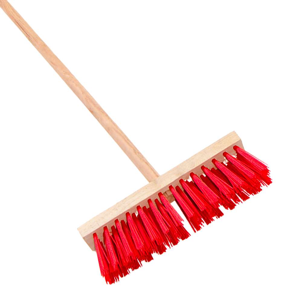 Long Handle Hard Bristle Floor Scrub Brush 0