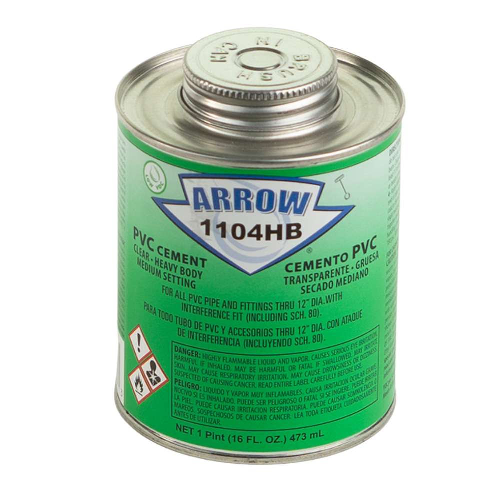 Arrow PVC Cement Solvent Glue 250 ML Per Ctn 0