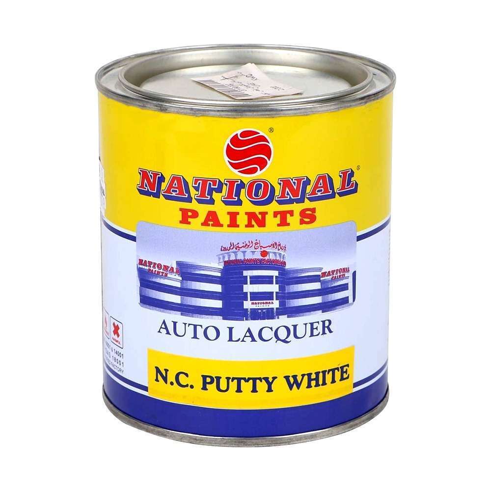 National N.C. Putty For Wooden And Steel Surfaces 1L - White 0