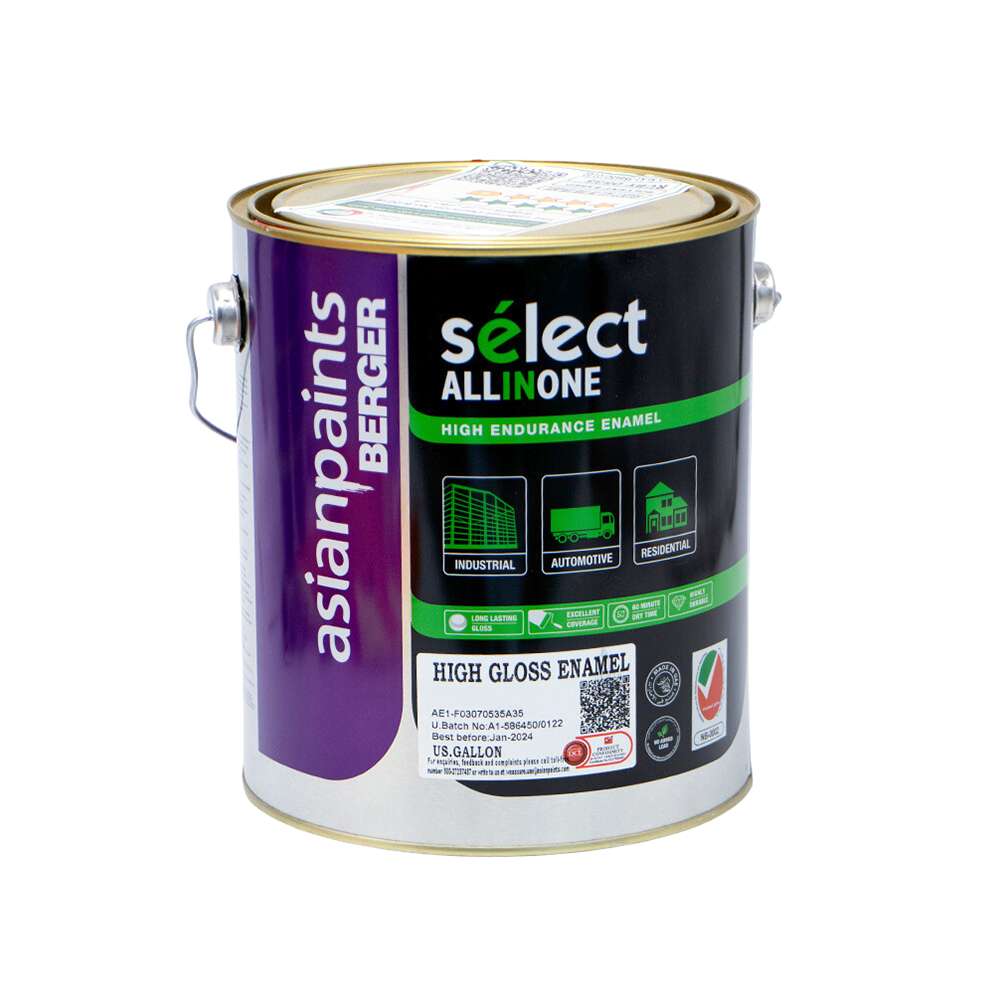 Asian Paints Berger Select All In One Enamel 3.6L 350 Caterpillar 1