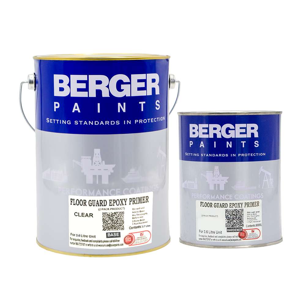 Asian Paints Floor Guard Epoxy Primer White 4L 0