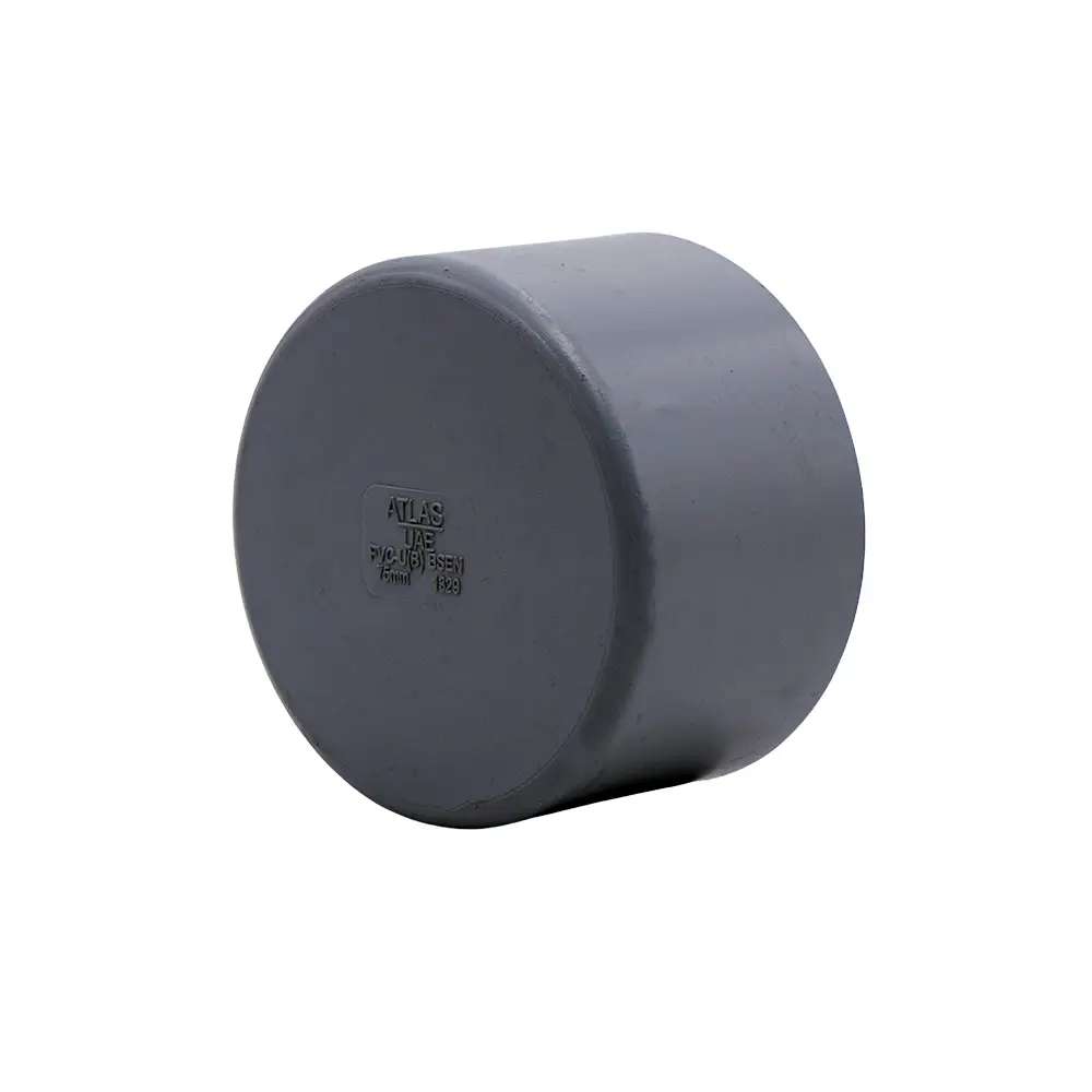8" UPVC End Cap - Per Pcs 0