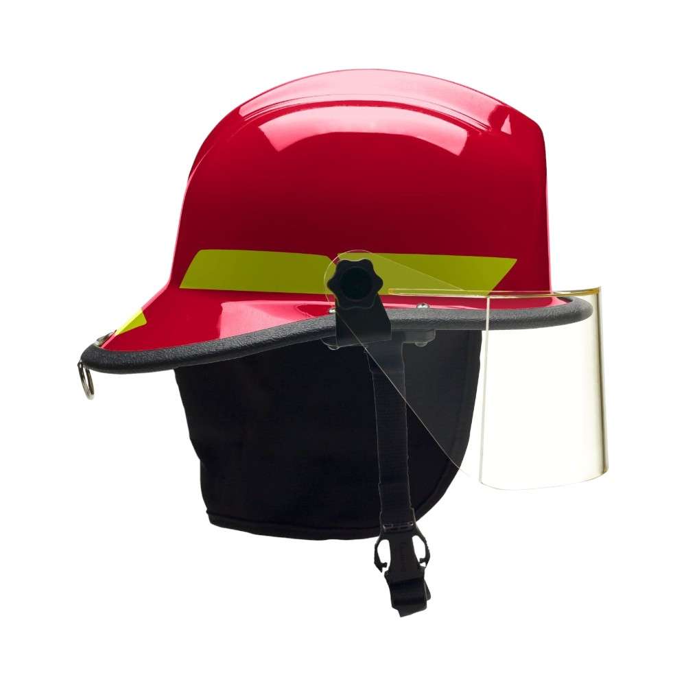 Bullard LTX Series Fire Fighting Helmet, Red 3